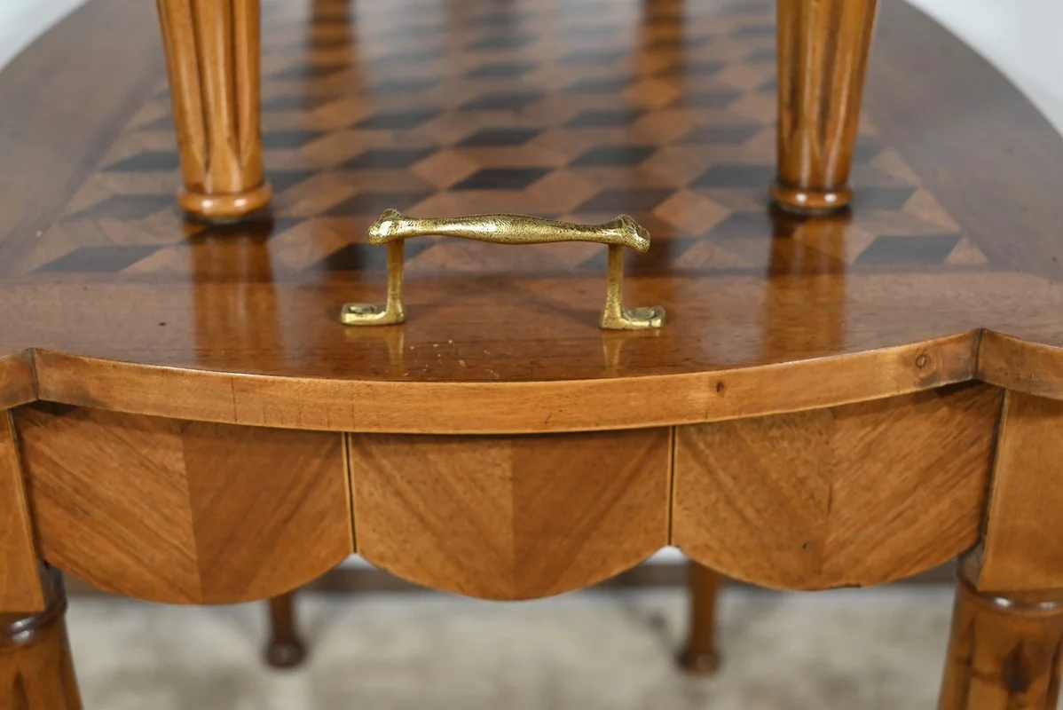 Table de Service en Marqueterie de Noyer et Palissandre - 1940
