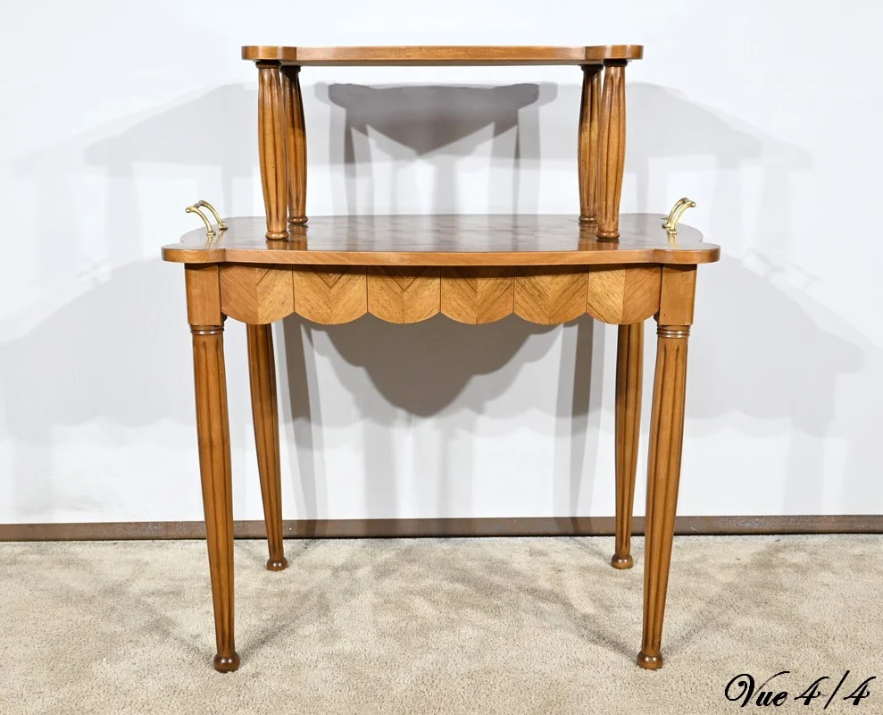 Table de Service en Marqueterie de Noyer et Palissandre - 1940