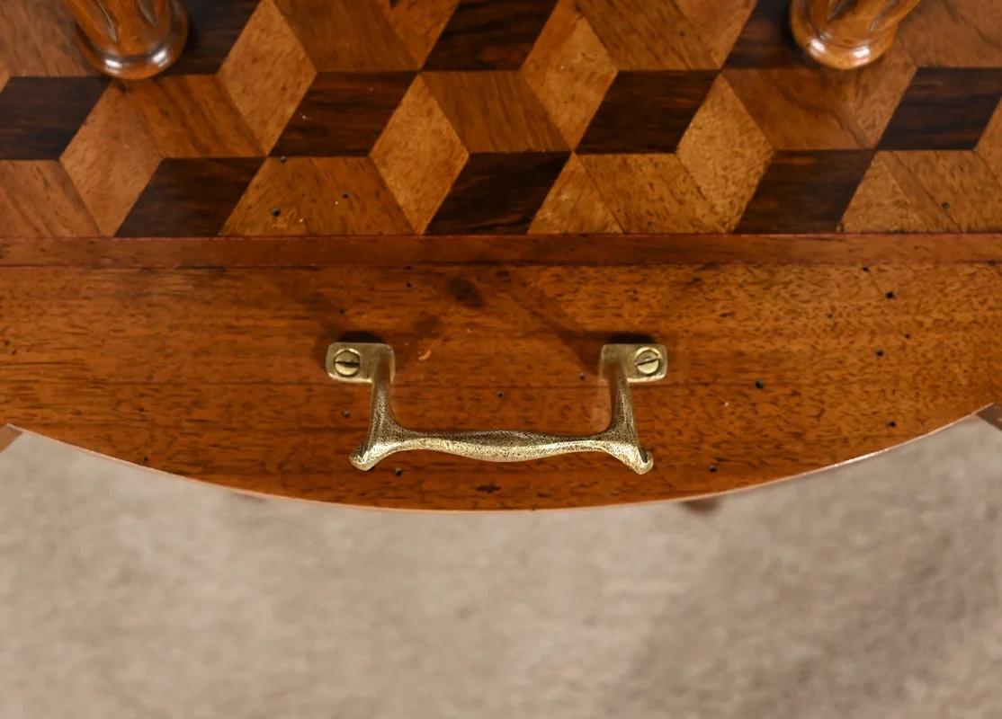 Table de Service en Marqueterie de Noyer et Palissandre - 1940