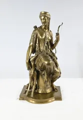BRONZE STATUETTE signed PEIFFER