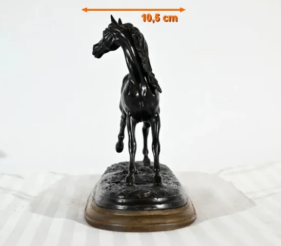 Cheval en Régule sur Socle Bois – Début XXe