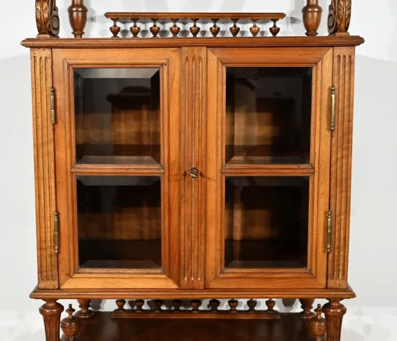 Rare Meuble à Musique en Noyer – 1920