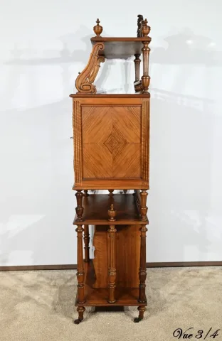 Rare Meuble à Musique en Noyer – 1920