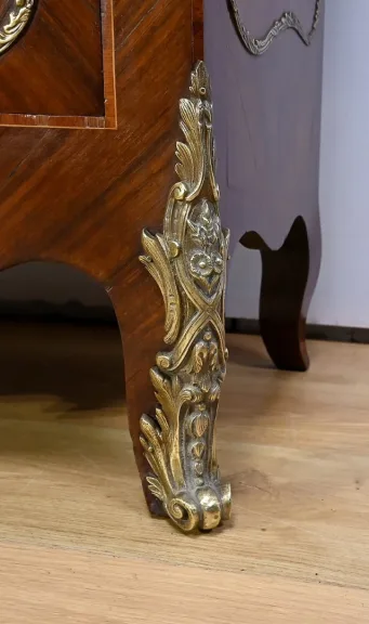 Bibliothèque Deux-Corps en Palissandre et Marqueterie, style Louis XV - Fin XIXe