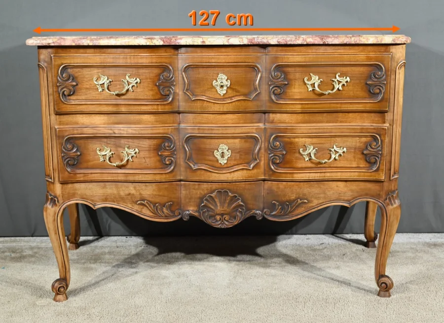 LOUIS XV STYLE CHEST OF DRAWERS