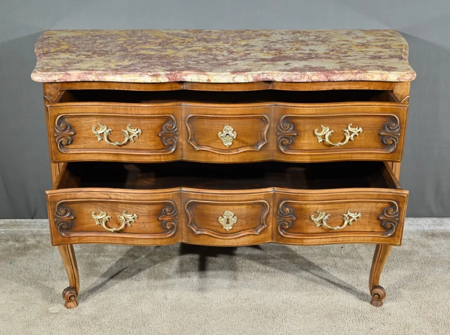 LOUIS XV STYLE CHEST OF DRAWERS