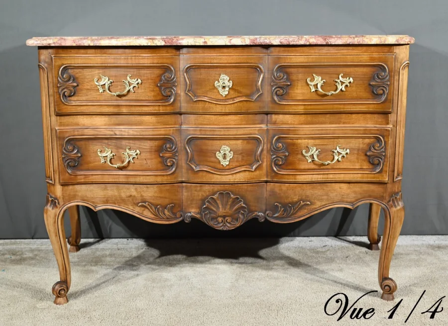 LOUIS XV STYLE CHEST OF DRAWERS