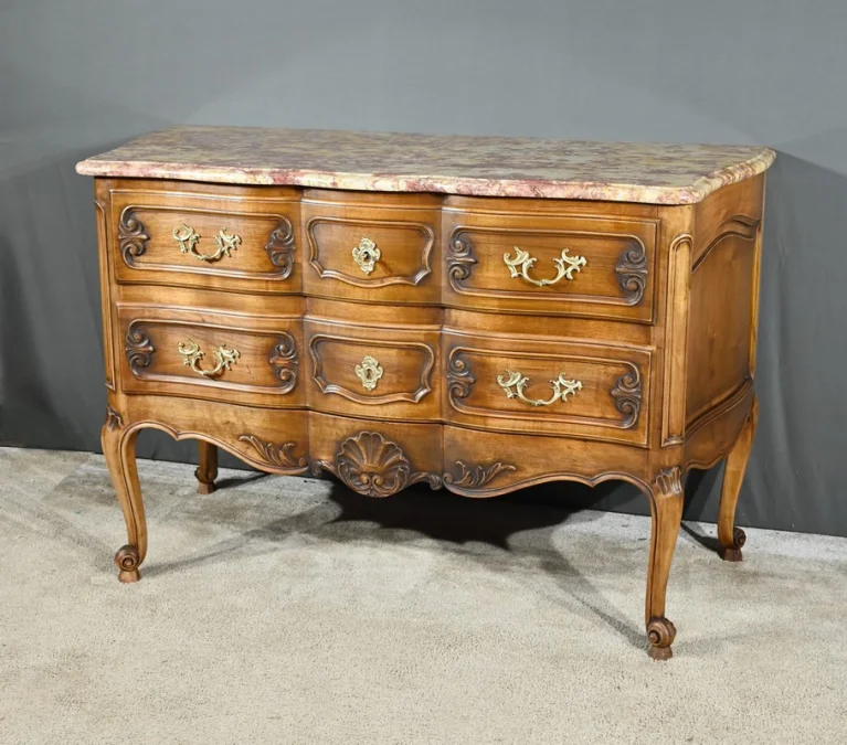 LOUIS XV STYLE CHEST OF DRAWERS