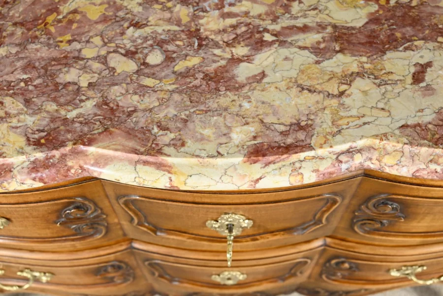 LOUIS XV STYLE CHEST OF DRAWERS