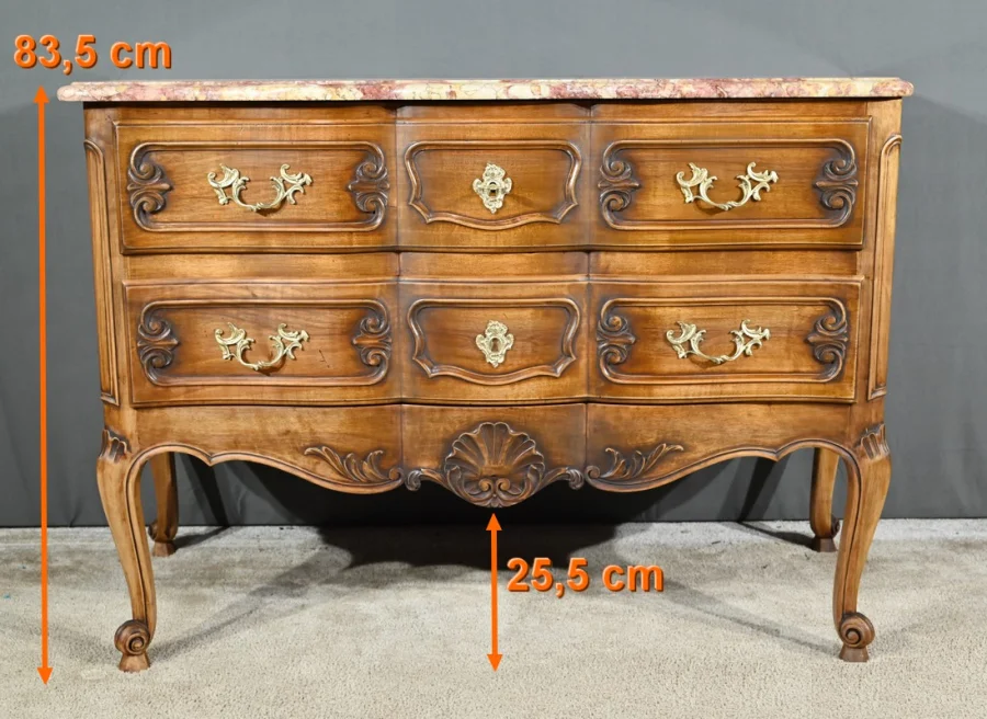 LOUIS XV STYLE CHEST OF DRAWERS