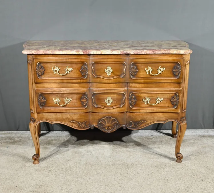 LOUIS XV STYLE CHEST OF DRAWERS
