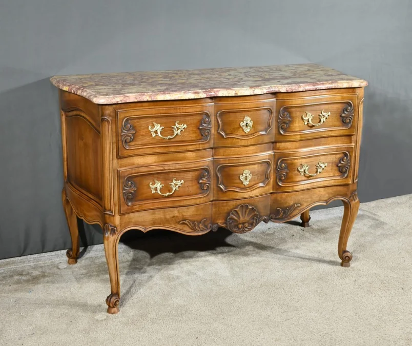 LOUIS XV STYLE CHEST OF DRAWERS