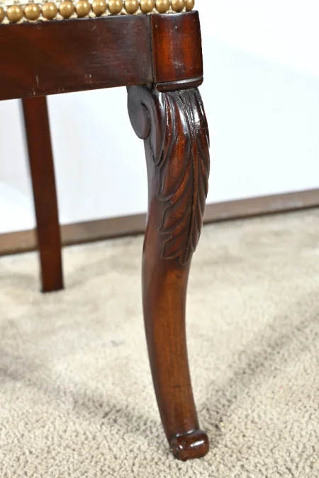 Suite de 5 Chaises en Acajou de Cuba, époque Restauration – Début XIXe