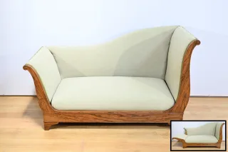 FRENCH RESTAURATION PERIOD CHAISE LONGUE