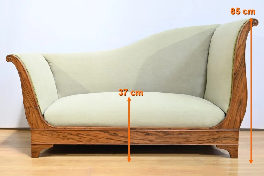 FRENCH RESTAURATION PERIOD CHAISE LONGUE