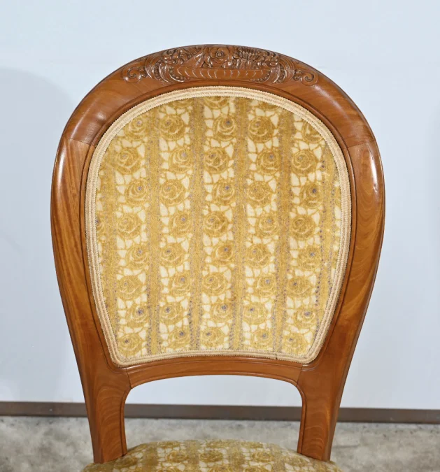 Paire de Chaises en Acajou Blond, Art Déco – 1940