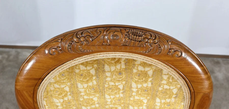 Paire de Chaises en Acajou Blond, Art Déco – 1940