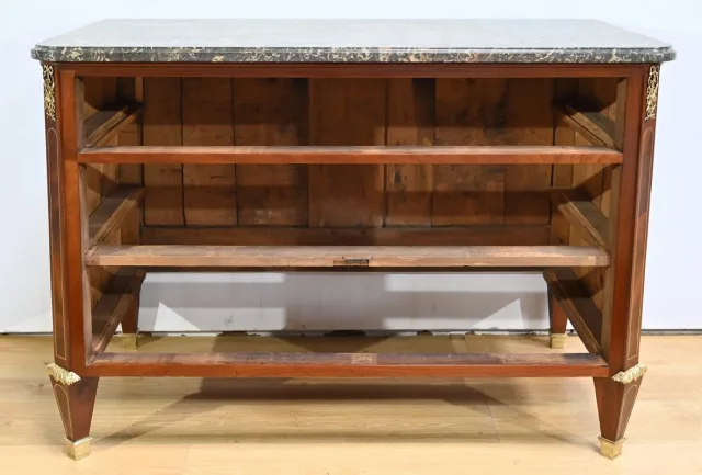 Rare Commode en Acajou, époque Louis XVI – 2ème partie XVIIIe