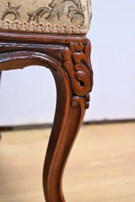 Suite de 4 Chaises en Palissandre, style Louis XV, époque Napoléon III – Milieu XIXe