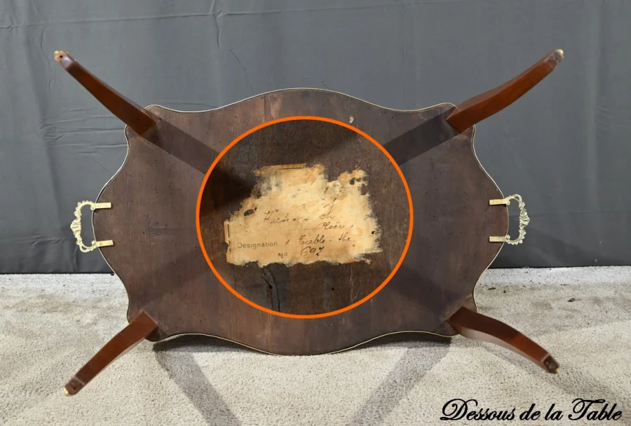 NAPOLEON III STYLE TEA TABLE