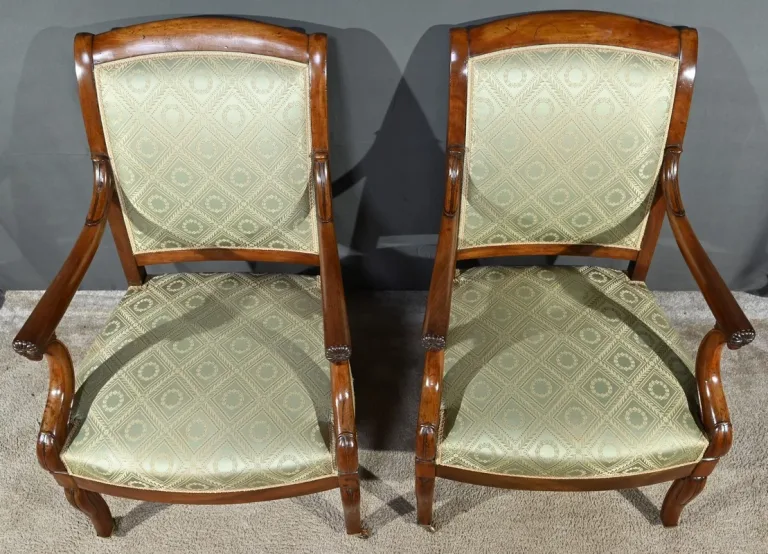 COPPIA DI SEDIE DEL PERIODO DEL RESTAURO FRANCESE