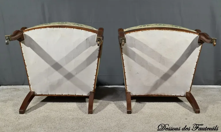 COPPIA DI SEDIE DEL PERIODO DEL RESTAURO FRANCESE