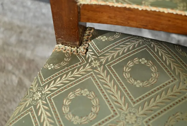 Paire de Fauteuils à Crosses en Acajou, époque Restauration – Début XIXe