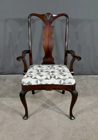 PAIR OF ENGLISH ARMCHAIRS