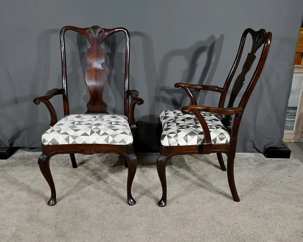 PAIR OF ENGLISH ARMCHAIRS