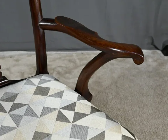 PAIR OF ENGLISH ARMCHAIRS