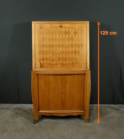 Secrétaire en Citronnier, style Art Déco – 1950