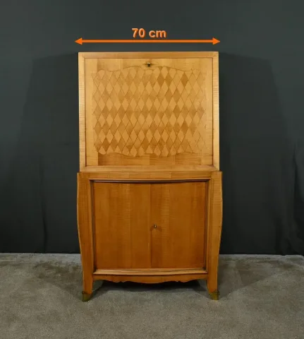 Secrétaire en Citronnier, style Art Déco – 1950