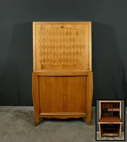 Secrétaire en Citronnier, style Art Déco – 1950