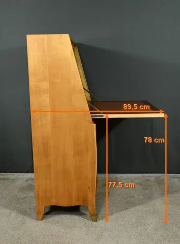 Secrétaire en Citronnier, style Art Déco – 1950