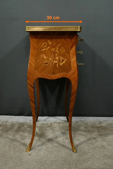 LOUIS XV STYLE BEDSIDE TABLE