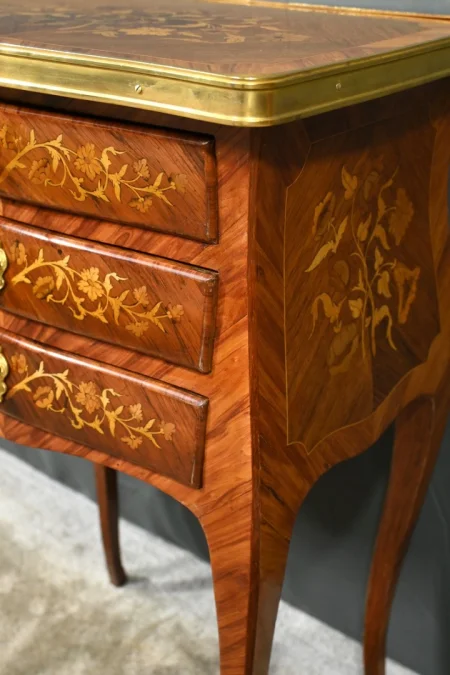 LOUIS XV STYLE BEDSIDE TABLE