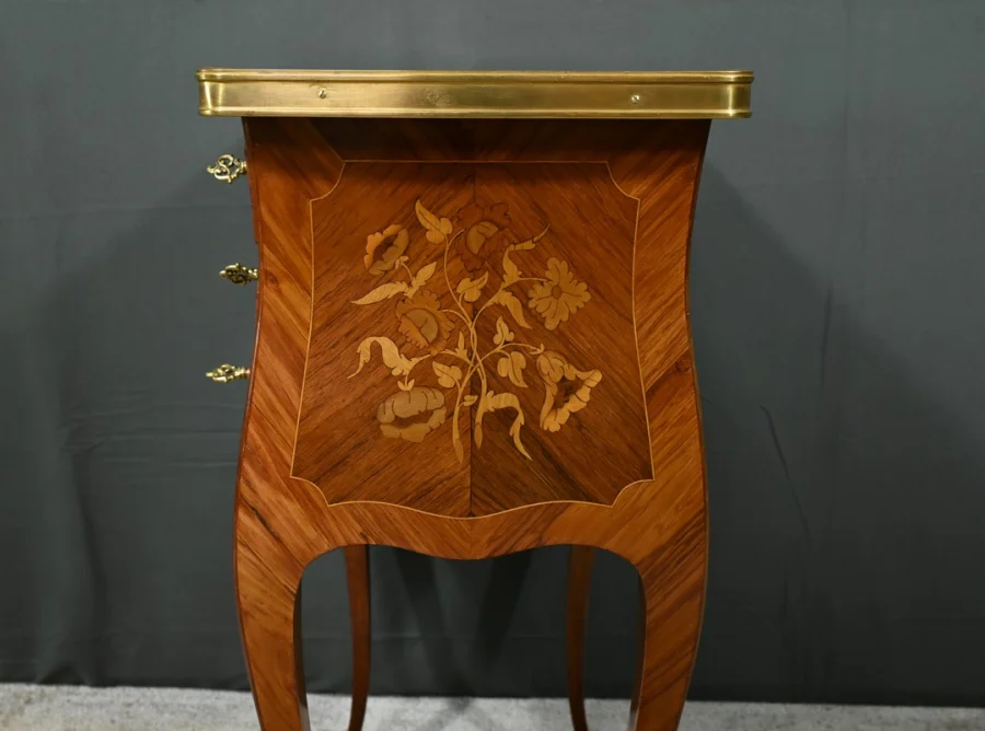 LOUIS XV STYLE BEDSIDE TABLE