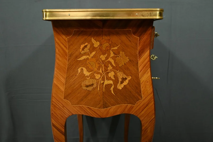 LOUIS XV STYLE BEDSIDE TABLE