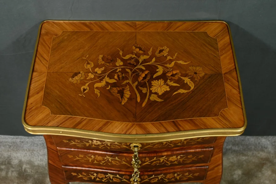 LOUIS XV STYLE BEDSIDE TABLE