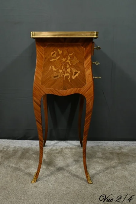 LOUIS XV STYLE BEDSIDE TABLE