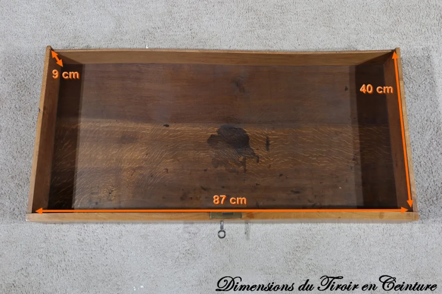 Commode en Noyer, époque Restauration – 1ère Partie XIXe