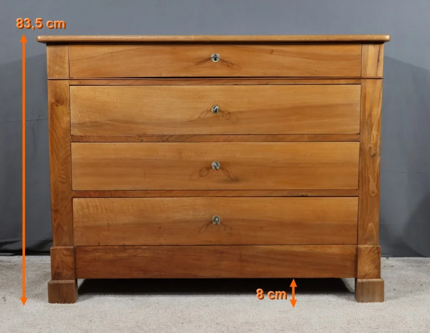 Commode en Noyer, époque Restauration – 1ère Partie XIXe