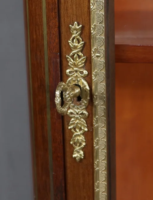 Vitrine en Acajou, style Transition Louis XV / Louis XVI – 1900