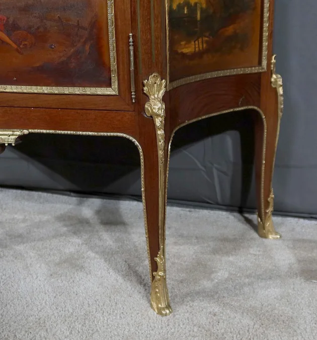 Vitrine en Acajou, style Transition Louis XV / Louis XVI – 1900