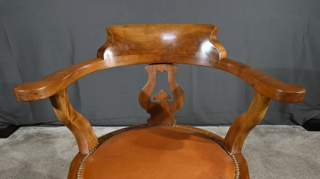 SILLÓN GIRATORIO VICTORIANO