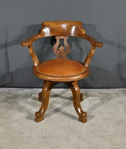 SILLÓN GIRATORIO VICTORIANO
