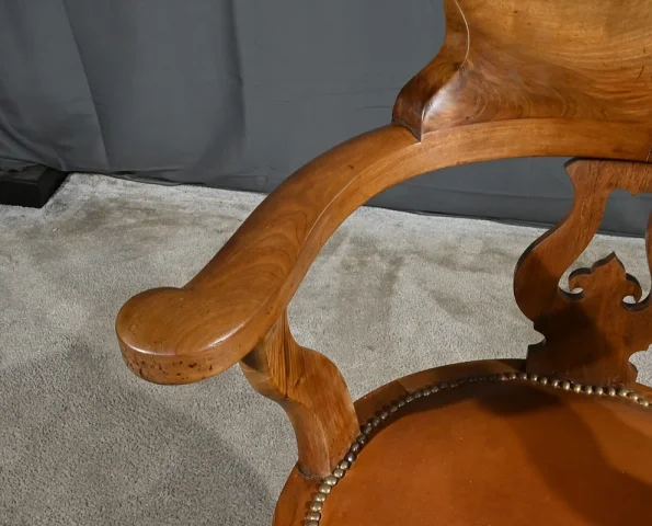 SILLÓN GIRATORIO VICTORIANO