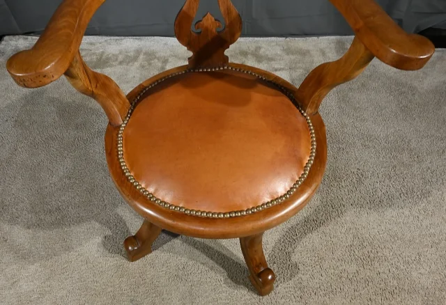 SILLÓN GIRATORIO VICTORIANO