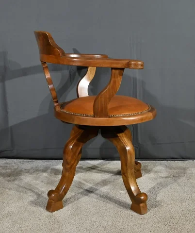 SILLÓN GIRATORIO VICTORIANO