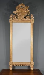 Important Miroir en Bois Doré, époque Louis XV – 1768